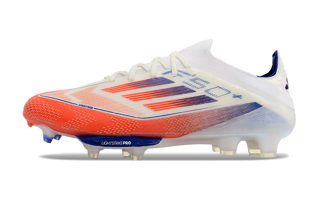 Adidas F50+ Elite FG Lightstrike pro Blanco Orange