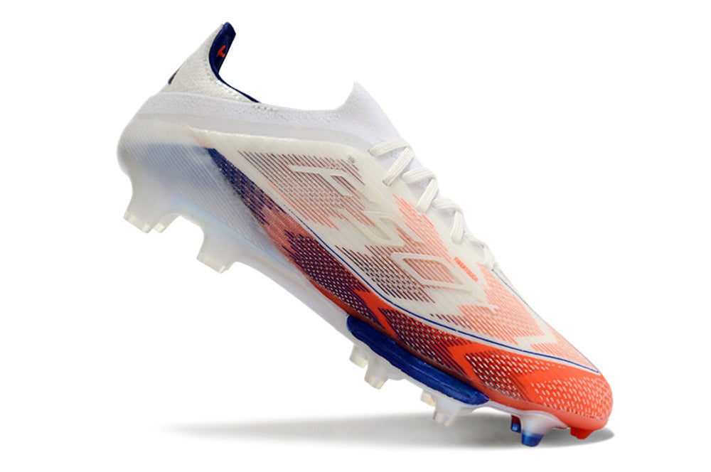 Adidas F50+ Elite FG Lightstrike pro Blanco Orange