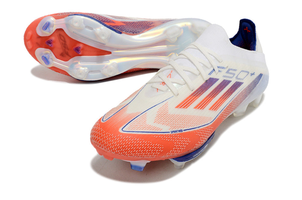 Adidas F50+ Elite FG Lightstrike pro Blanco Orange