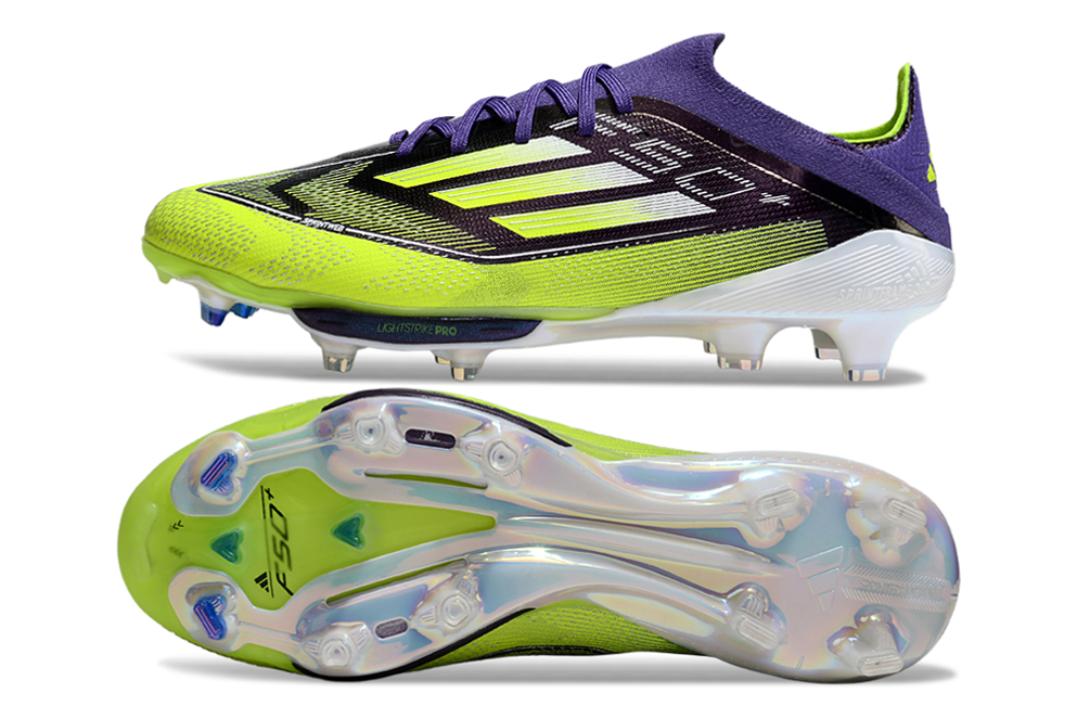 Adidas F50+ Elite FG Lightstrike pro Morado Green