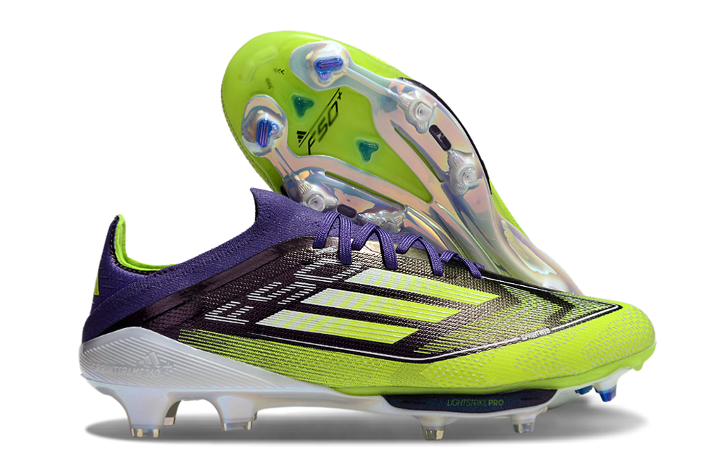 Adidas F50+ Elite FG Lightstrike pro Morado Green