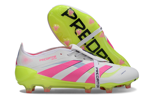 Adidas 25 Predator Elite Tongue FG Blanco Pink