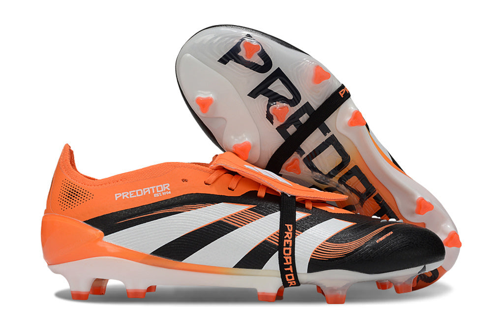 Adidas 25 Predator Elite Tongue FG Negro Naranjo