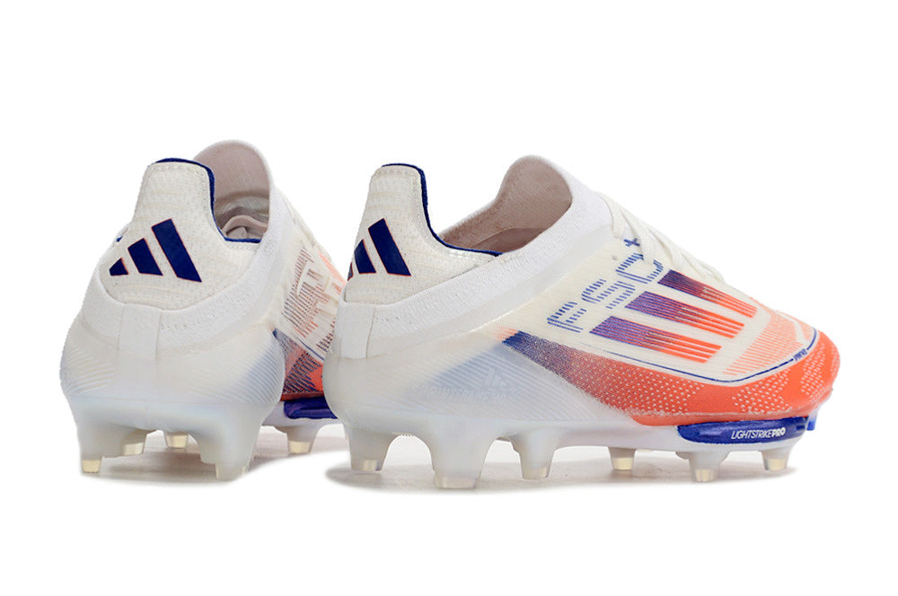 Adidas F50+ Elite FG Lightstrike pro Blanco Orange