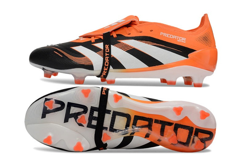 Adidas 25 Predator Elite Tongue FG Negro Naranjo