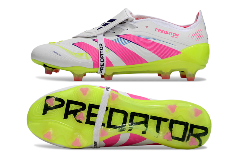 Adidas 25 Predator Elite Tongue FG Blanco Pink