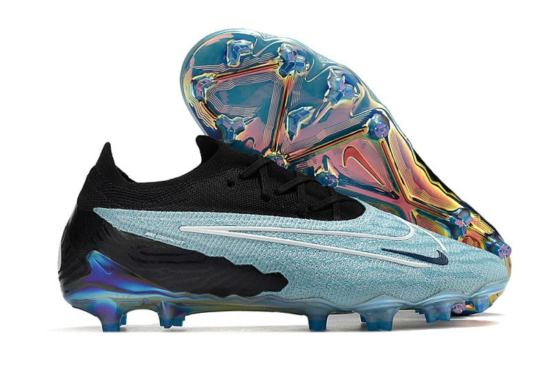 Nike Phantom GX Elite FG Negro Celeste