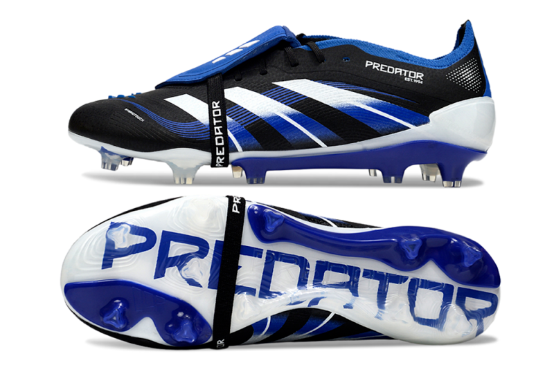 Adidas 25 Predator Elite Tongue FG Negro Azul