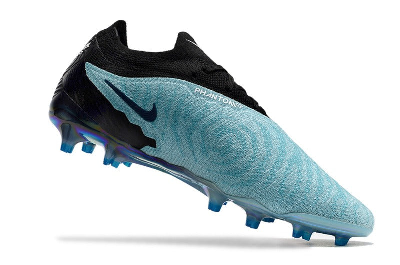 Nike Phantom GX Elite FG Negro Celeste