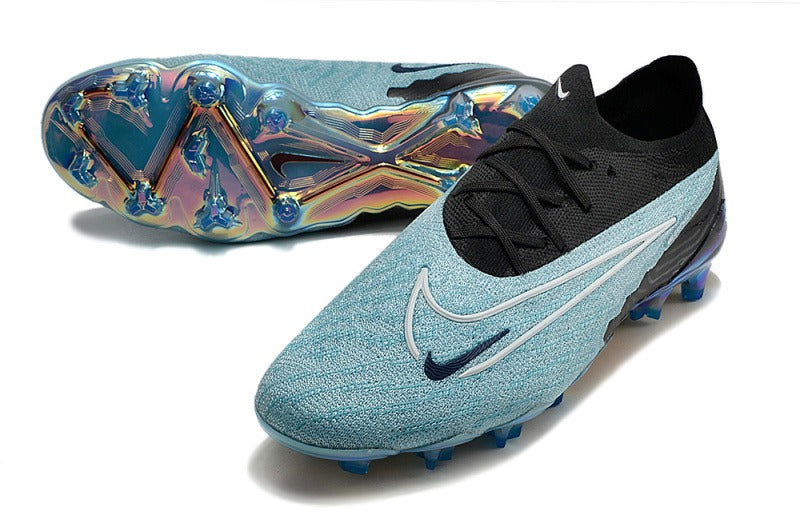 Nike Phantom GX Elite FG Negro Celeste