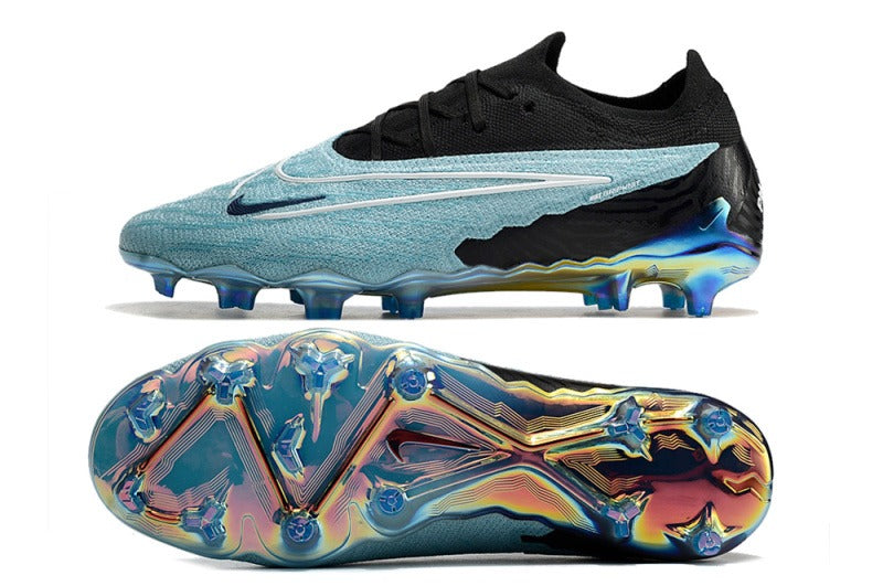 Nike Phantom GX Elite FG Negro Celeste