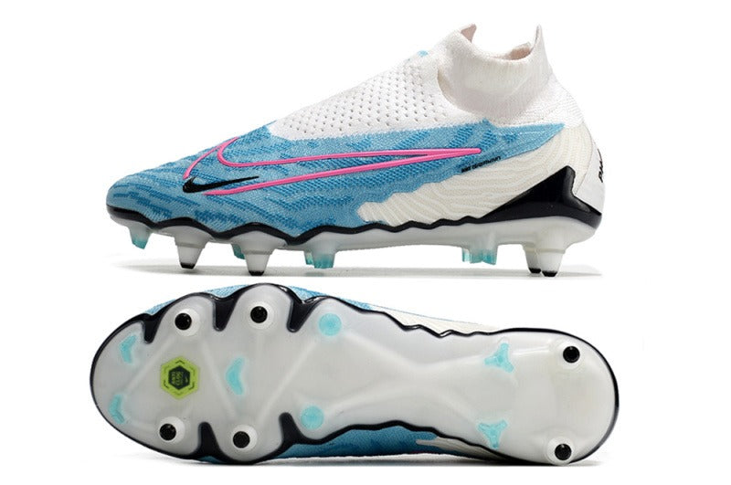 Nike Phantom- GX Elite SG Anti Clog DF Blanco Celeste
