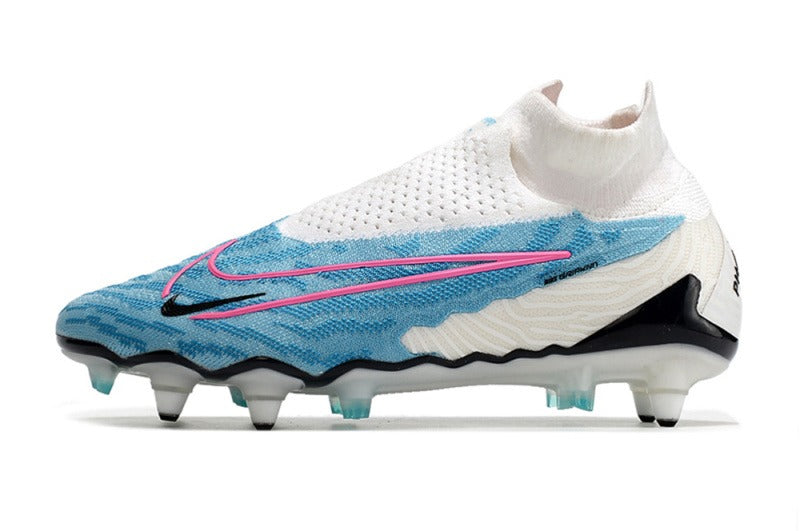 Nike Phantom- GX Elite SG Anti Clog DF Blanco Celeste